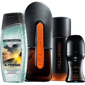 Avon Full Speed Erkek Parfüm Dörtlü Set