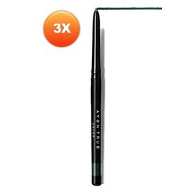 Avon Glimmersticks Asansörlü Açılıp Kapanabilen Göz Kalemi Emerald Üçlü Set