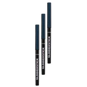 Avon Glimmersticks Piriltili Asansorlu Suya Dayanikli Goz Kalemi Black Ice Uclu Set