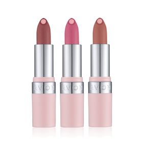 Avon Hydramatic Mauve + Nude + Pink Mat 3 Adet Ruj