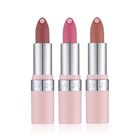 Avon Hydramatic Mauve + Nude + Pink Mat 3 Adet Ruj