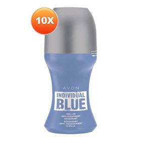 Avon Individual Blue 10x50 ml Erkek Roll-On Deodorant