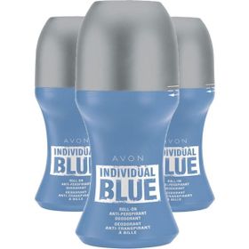 Avon Individual Blue 3x50 ml Erkek Roll-On Deodorant