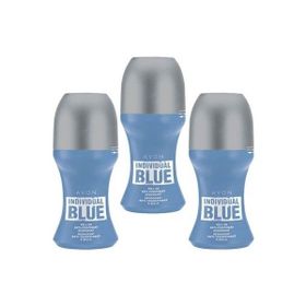 Avon İndividual Blue 50 ml 3 Adet Erkek Roll-On