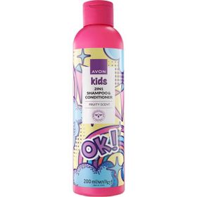 Avon Kids Ok 200 ml 2'si 1 Arada Meyve Kokulu Şampuan ve Saç Kremi