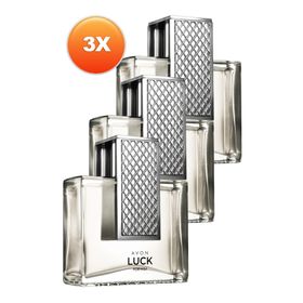 Avon Luck Edt 3x75 ml Erkek Parfümü
