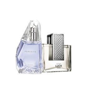 Avon Luck EDT 75 ml Erkek Parfüm+Perceive EDP 50 ml Kadın Parfüm Paketi