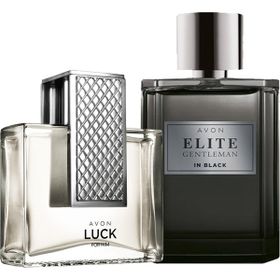 Avon Luck ve Elite Gentleman in Black Erkek Parfüm Paketi