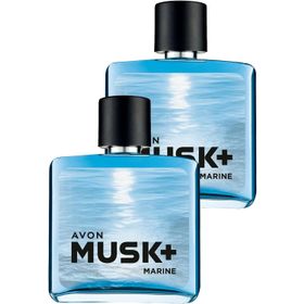 Avon Musk Marine EDT 2x75 ml Erkek Parfümü