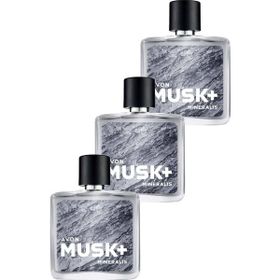 Avon Musk+ Mineralis Erkek EDT 3x75 ml Erkek Parfüm