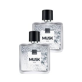 Avon Musk Rain EDT 2x75 ml Erkek Parfüm