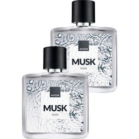 Avon Musk Rain EDT 2x75 ml Erkek Parfüm