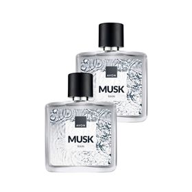 Avon Musk Rain EDT 2x75 ml Erkek Parfüm