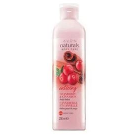 Avon Naturals 200 ml Kızılcık ve Tarçın Kokulu Vücut Losyonu