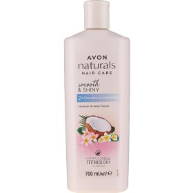 Avon Naturals Hindistan Cevizi ve Tiare Çiçeği Kokulu 700 ml Şampuan ve Saç Kremi