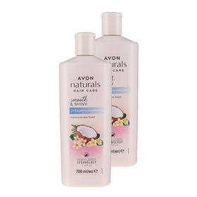 Avon Naturals Hindistan Cevizi ve Tiare Çiçeği Kokulu 700 ml Şampuan ve Saç Kremi
