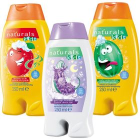 Avon Naturals Kids Karpuz, Lavanta ve Elma Kokulu Şampuan Saç Kremi ve Banyo Köpüğü Paketi
