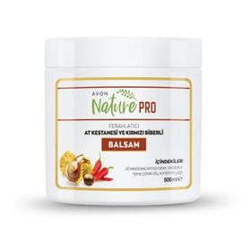 Avon Nature Pro 500 ml Ferahlatıcı At Kestanesi ve Kırmızı Biberli Balsam