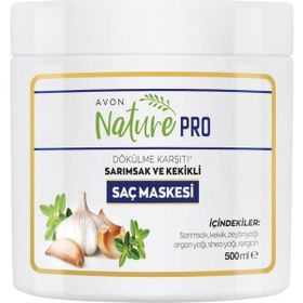 Avon Nature Pro 500 ml Sarımsak Kekikli Saç Maskesi