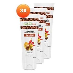 Avon Nature Pro At Kestanesi ve Kırmızı Biberli 250 ml 3'lü Balsam