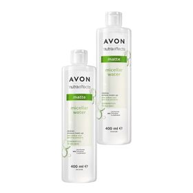 Avon Nutra Effects Mat Micellar 2x400 ml Makyaj Temizleme Suyu