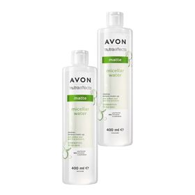 Avon Nutra Effects Mat Micellar 2x400 ml Makyaj Temizleme Suyu