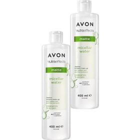 Avon Nutra Effects Mat Micellar 2x400 ml Makyaj Temizleme Suyu