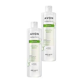 Avon Nutra Effects Mat Micellar 2x400 ml Makyaj Temizleme Suyu