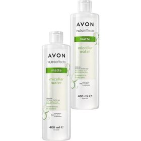 Avon Nutra Effects Mat Micellar 2x400 ml Makyaj Temizleme Suyu