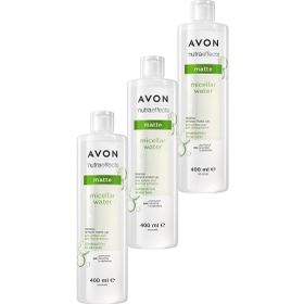 Avon Nutra Effects Mat Micellar 3x400 ml Makyaj Temizleme Suyu