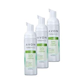Avon Nutra Effects Matte Fluffy 3x150 ml Köpük Temizleyici