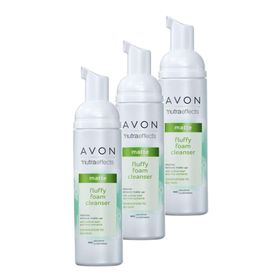 Avon Nutra Effects Matte Fluffy 3x150 ml Köpük Temizleyici