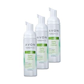 Avon Nutra Effects Matte Fluffy 3x150 ml Köpük Temizleyici
