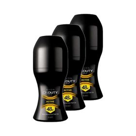 Avon On Duty Active 3x50 ml Erkek Roll-On Deodorant