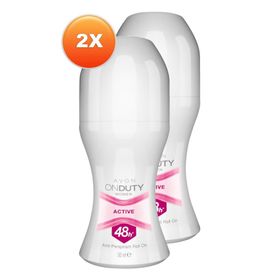 Avon On duty Active 50 ml 2'li Kadın Roll-On