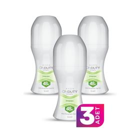 Avon On duty Active 50 ml 3'lü Kadın Roll-On
