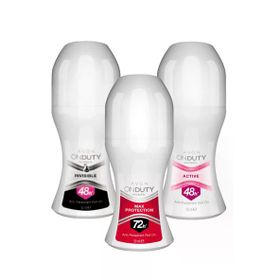 Avon On Duty Active, Invisible ve Max Protection Kadın Roll-On Paketi