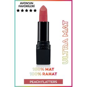 Avon Peach Flatters Ultra Mat Ruj