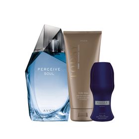 Avon Perceive Soul Erkek Parfüm Şampuan ve Rollon Paketi