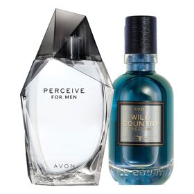 Avon Perceive ve Wild Country Freedom Erkek Parfüm