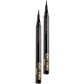 Avon Power Stay Likit Liner Blackest Black Ikili Set