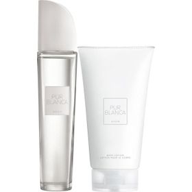 Avon Pur Blanca 50 ml EDT Kadın Parfüm+Pur Blanca 150 ml Vücut Losyonu