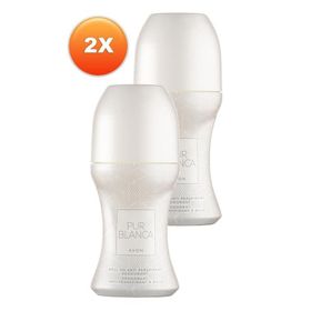 Avon Pur Blanca Antiperspirant 2x50 ml Roll-On Deodorant