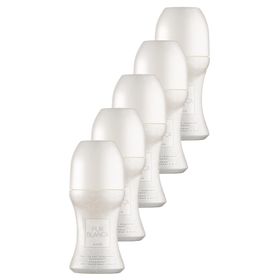 Avon Pur Blanca Antiperspirant 5x50 ml Roll-On Deodorant