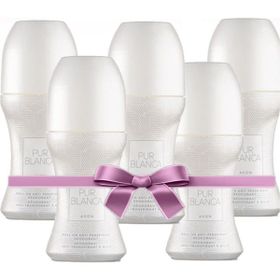 Avon Pur Blanca Antiperspirant 5x50 ml Roll-On Deodorant