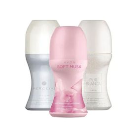 Avon Pur Blanca, Perceive ve Soft Musk Üçlü Kadın Rollon Paketi