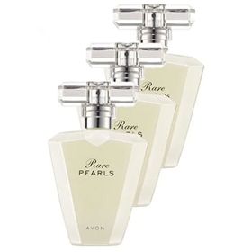 Avon Rare Pearls EDP 50 ml Üçlü Set Kadın Parfüm
