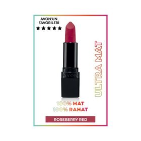 Avon Roseberry Red Ultra Matte Ruj