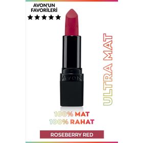 Avon Roseberry Red Ultra Matte Ruj