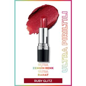Avon Ruby Glitz Ultra Shimmer Lipstick